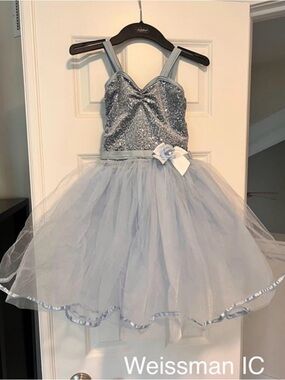 Weissman Light Blue IC ballet costume